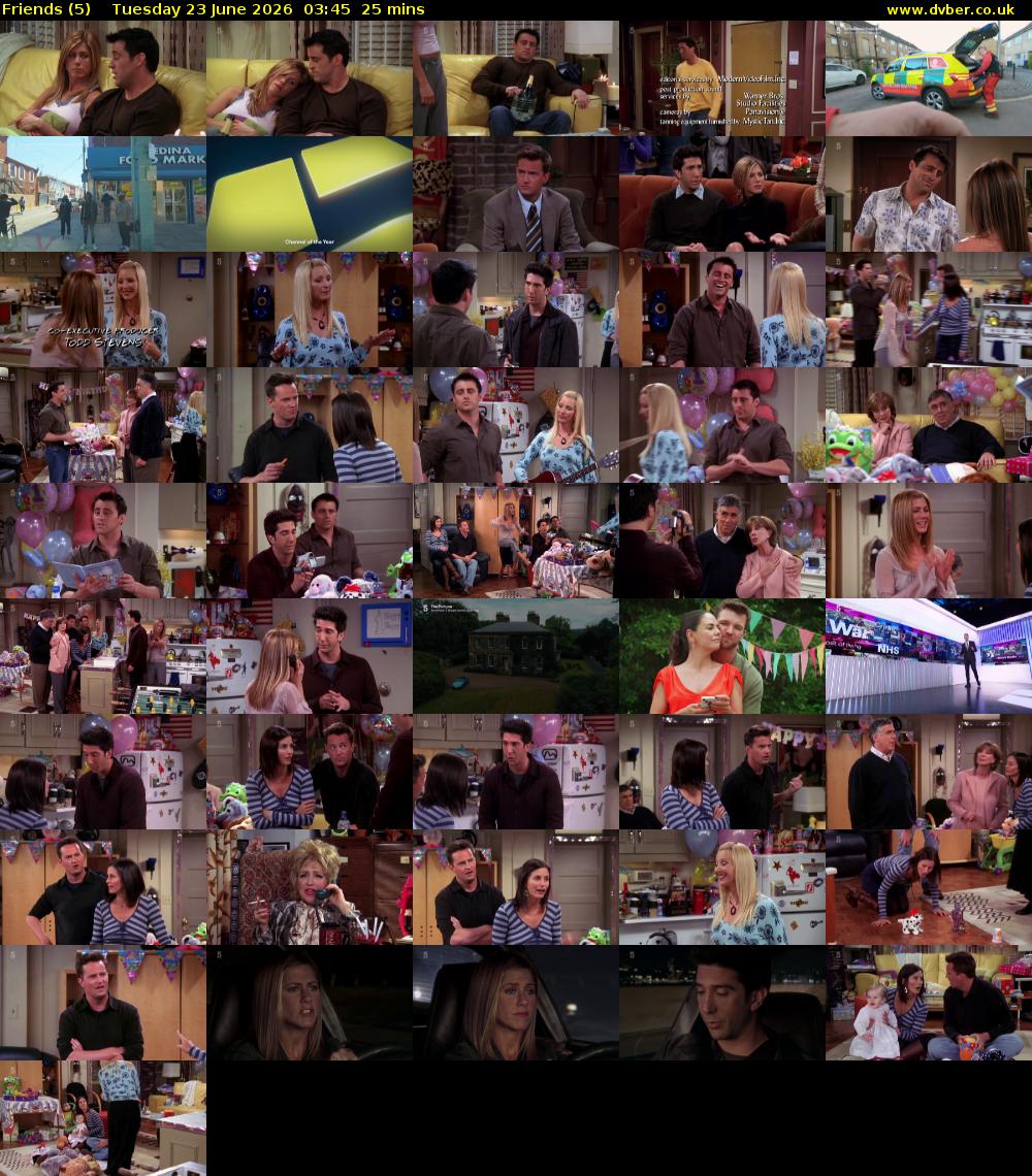 Friends (5) Tuesday 23 June 2026 03:45 - 04:10