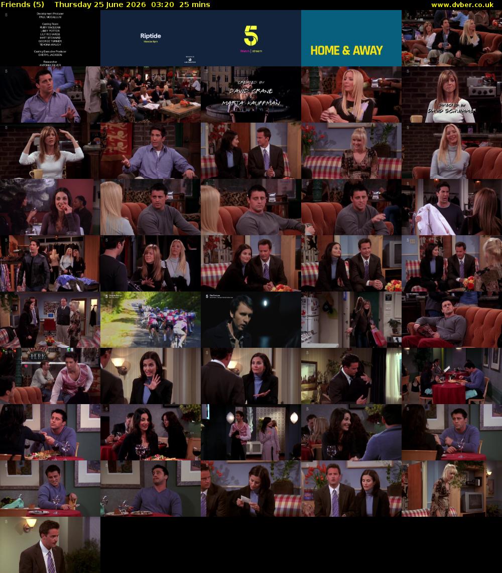 Friends (5) Thursday 25 June 2026 03:20 - 03:45