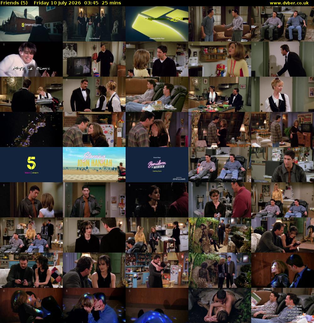 Friends (5) Friday 10 July 2026 03:45 - 04:10