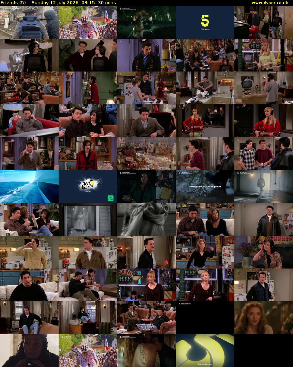 Friends (5) Sunday 12 July 2026 03:15 - 03:45