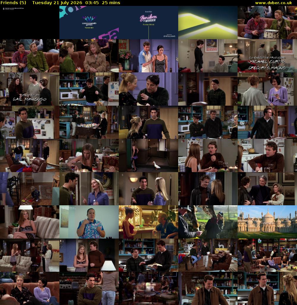 Friends (5) Tuesday 21 July 2026 03:45 - 04:10