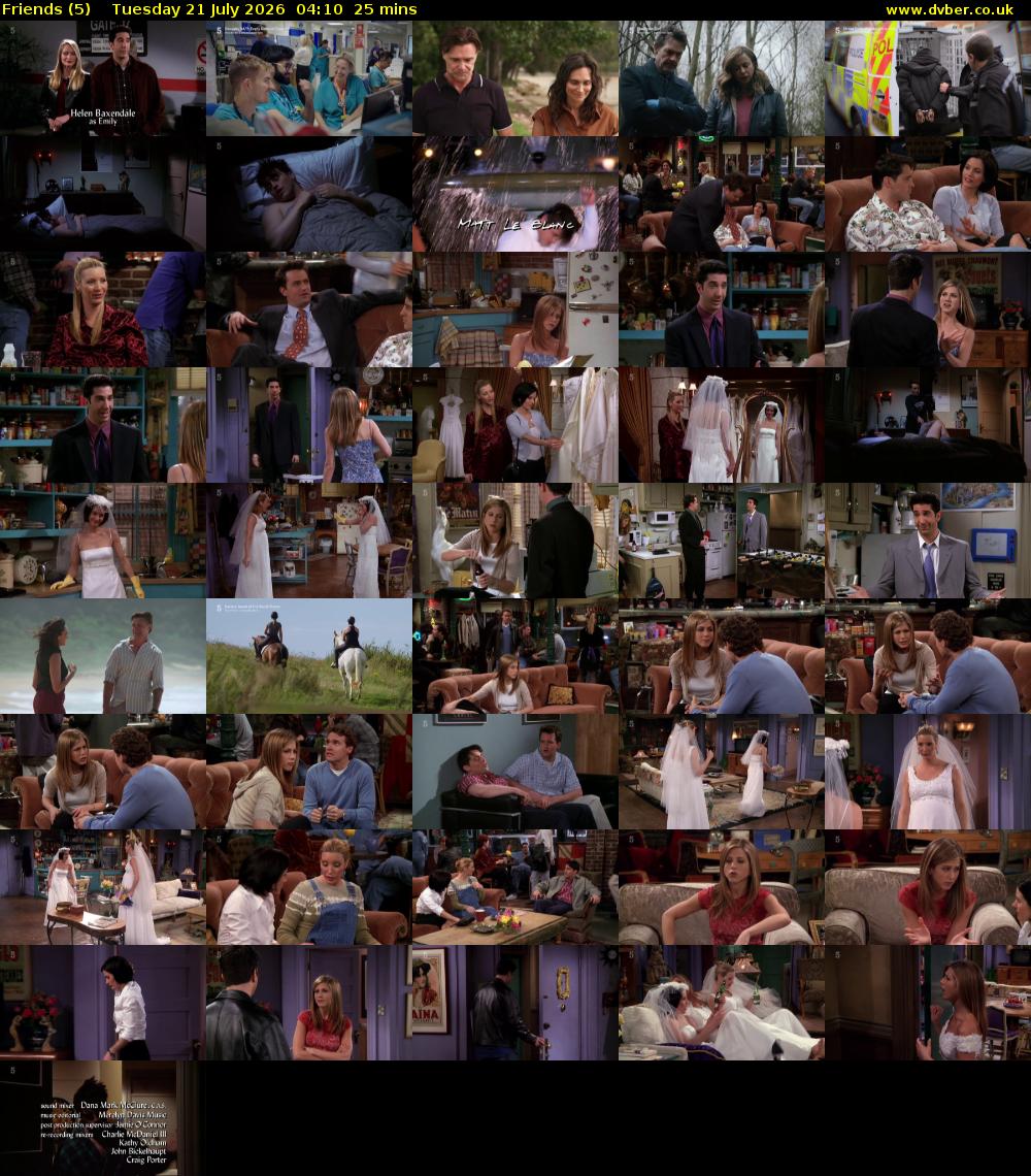 Friends (5) Tuesday 21 July 2026 04:10 - 04:35