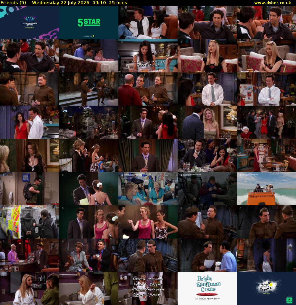 Friends (5) Wednesday 22 July 2026 04:10 - 04:35