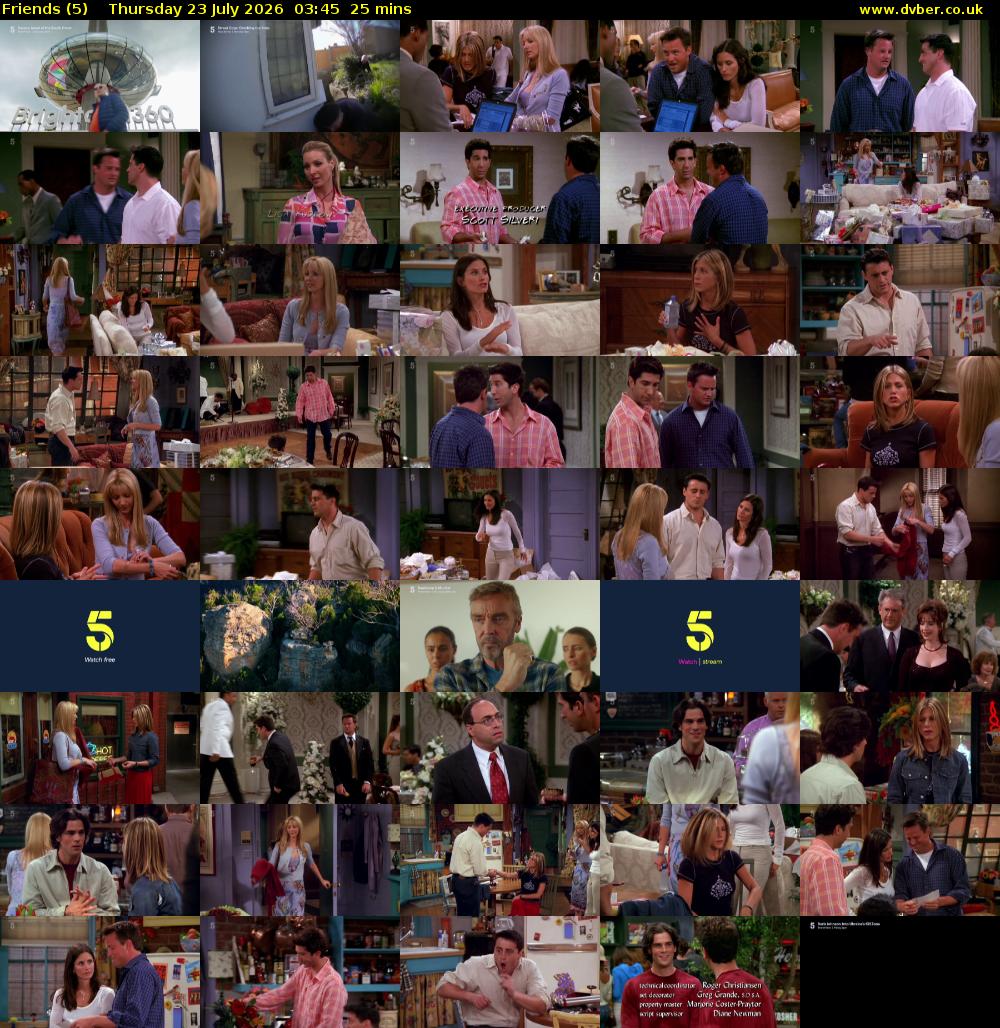 Friends (5) Thursday 23 July 2026 03:45 - 04:10