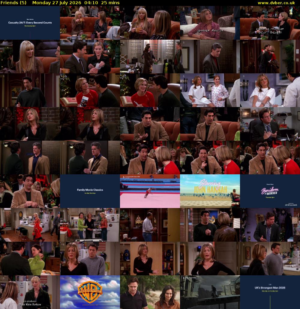 Friends (5) Monday 27 July 2026 04:10 - 04:35