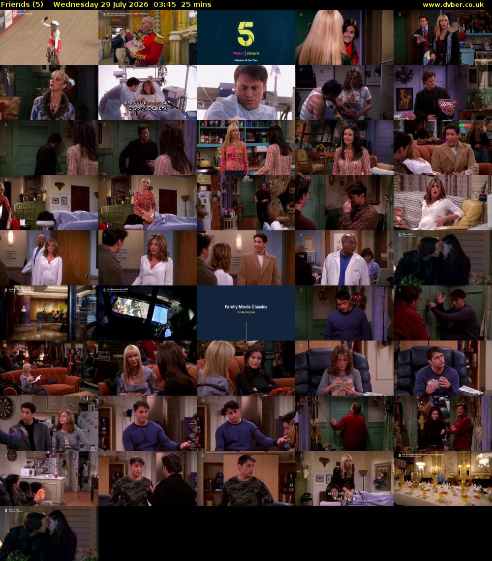 Friends (5) Wednesday 29 July 2026 03:45 - 04:10