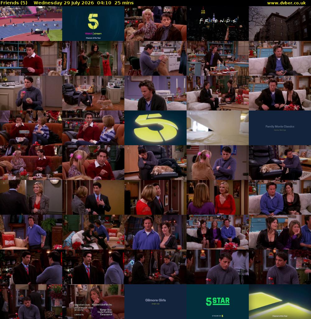 Friends (5) Wednesday 29 July 2026 04:10 - 04:35