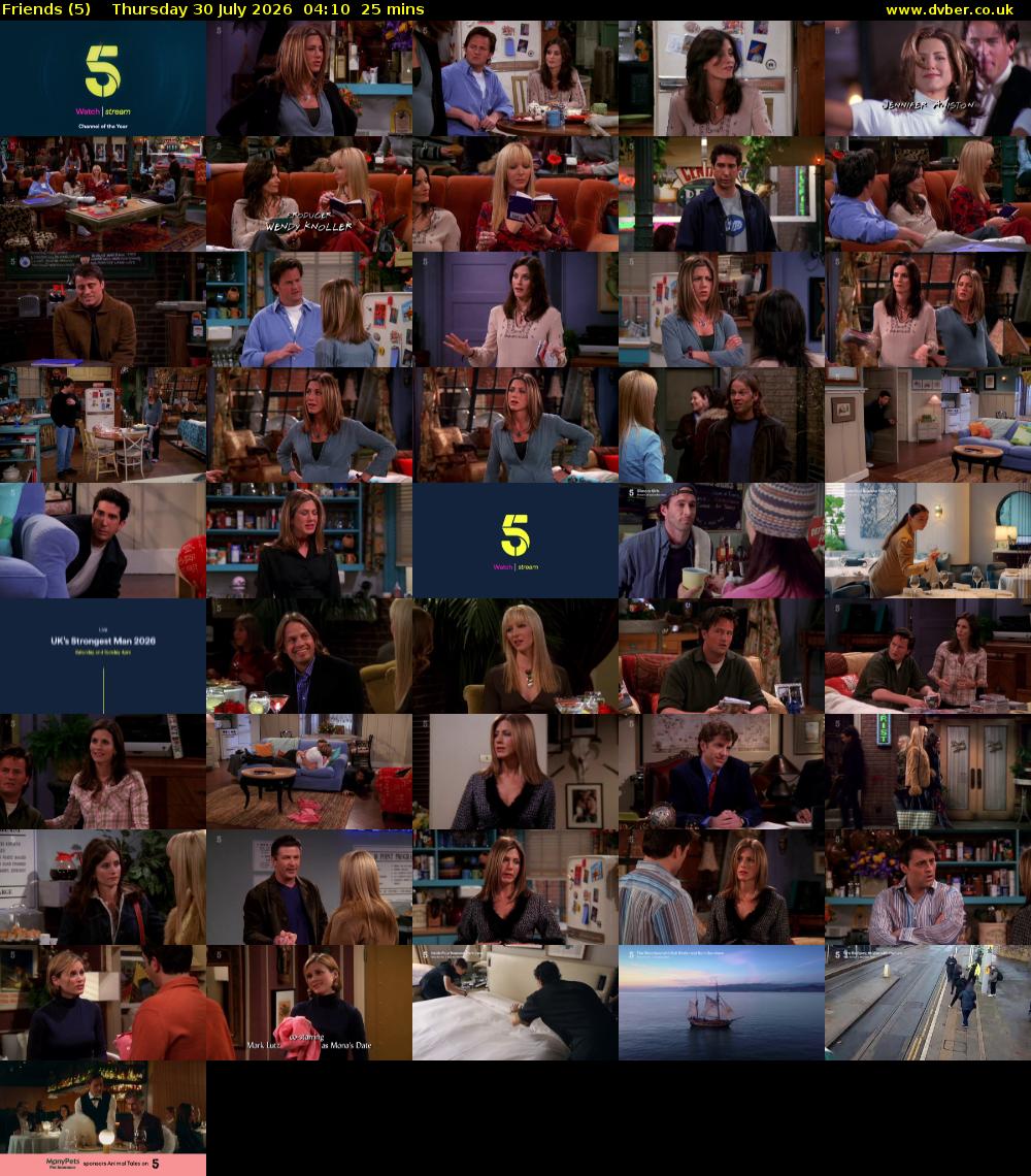 Friends (5) Thursday 30 July 2026 04:10 - 04:35