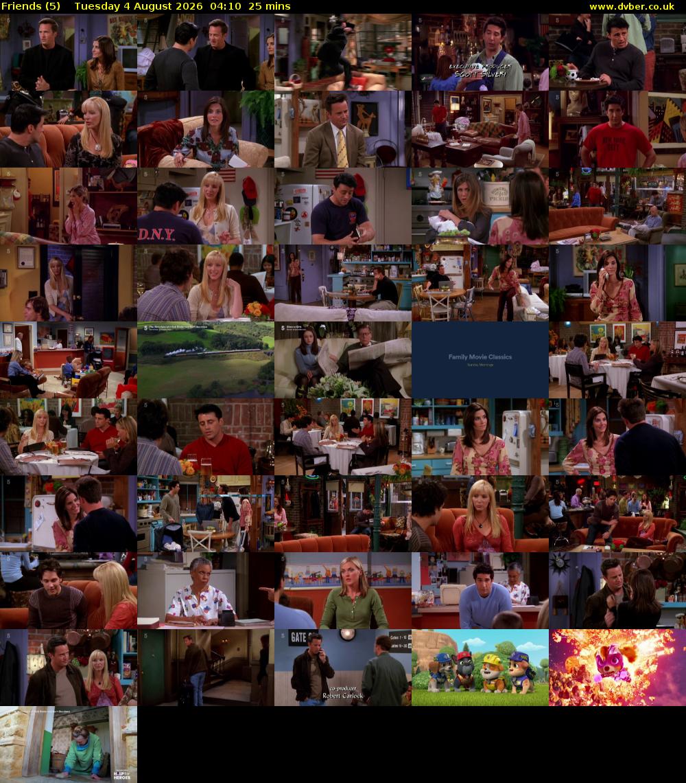 Friends (5) Tuesday 4 August 2026 04:10 - 04:35