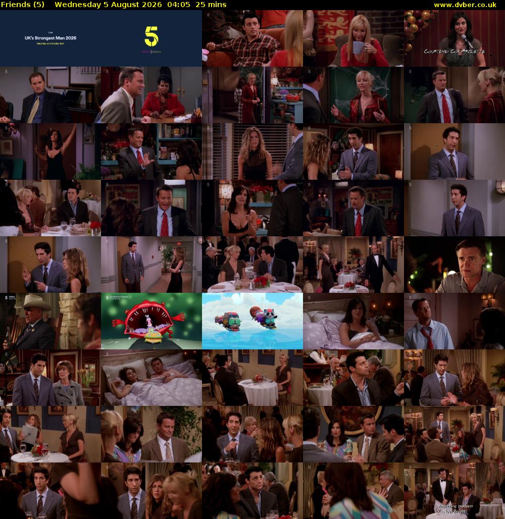 Friends (5) Wednesday 5 August 2026 04:05 - 04:30