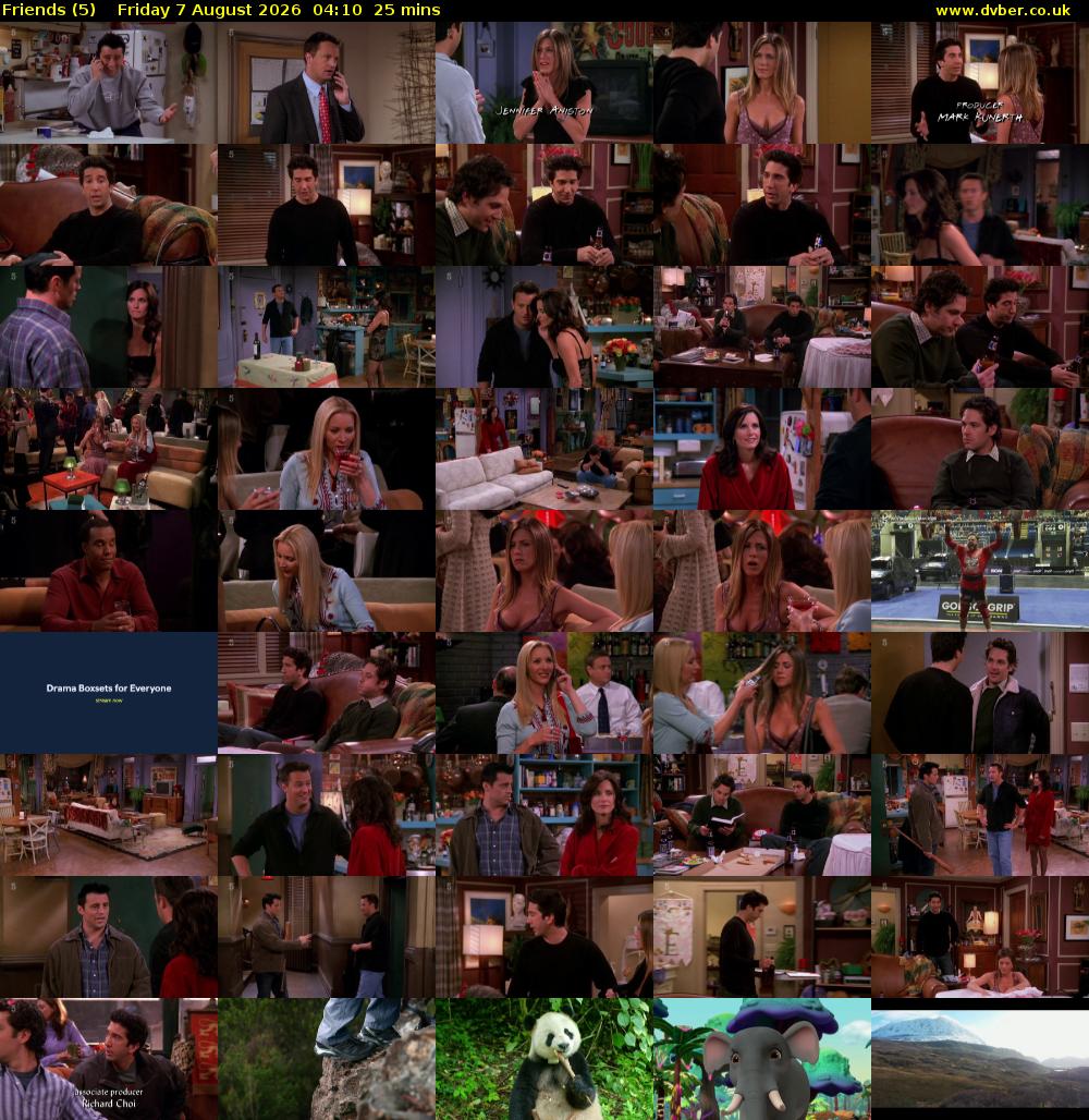 Friends (5) Friday 7 August 2026 04:10 - 04:35