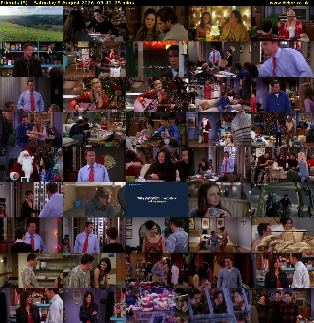 Friends (5) Saturday 8 August 2026 03:40 - 04:05