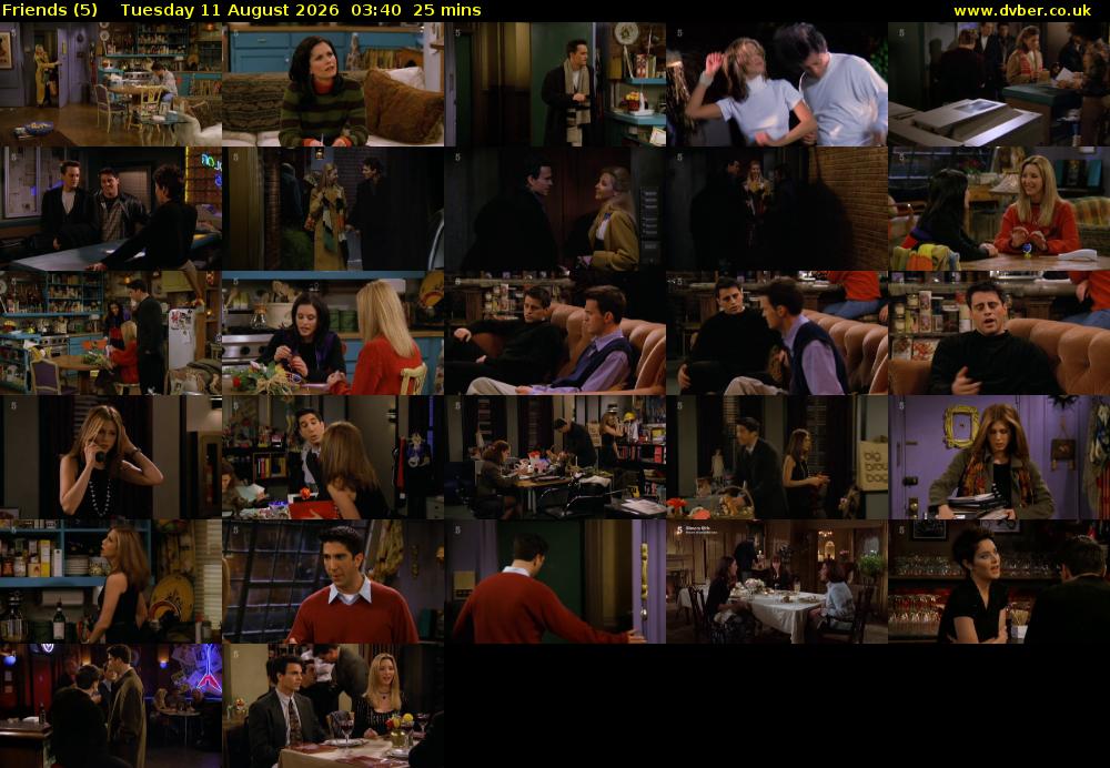 Friends (5) Tuesday 11 August 2026 03:40 - 04:05