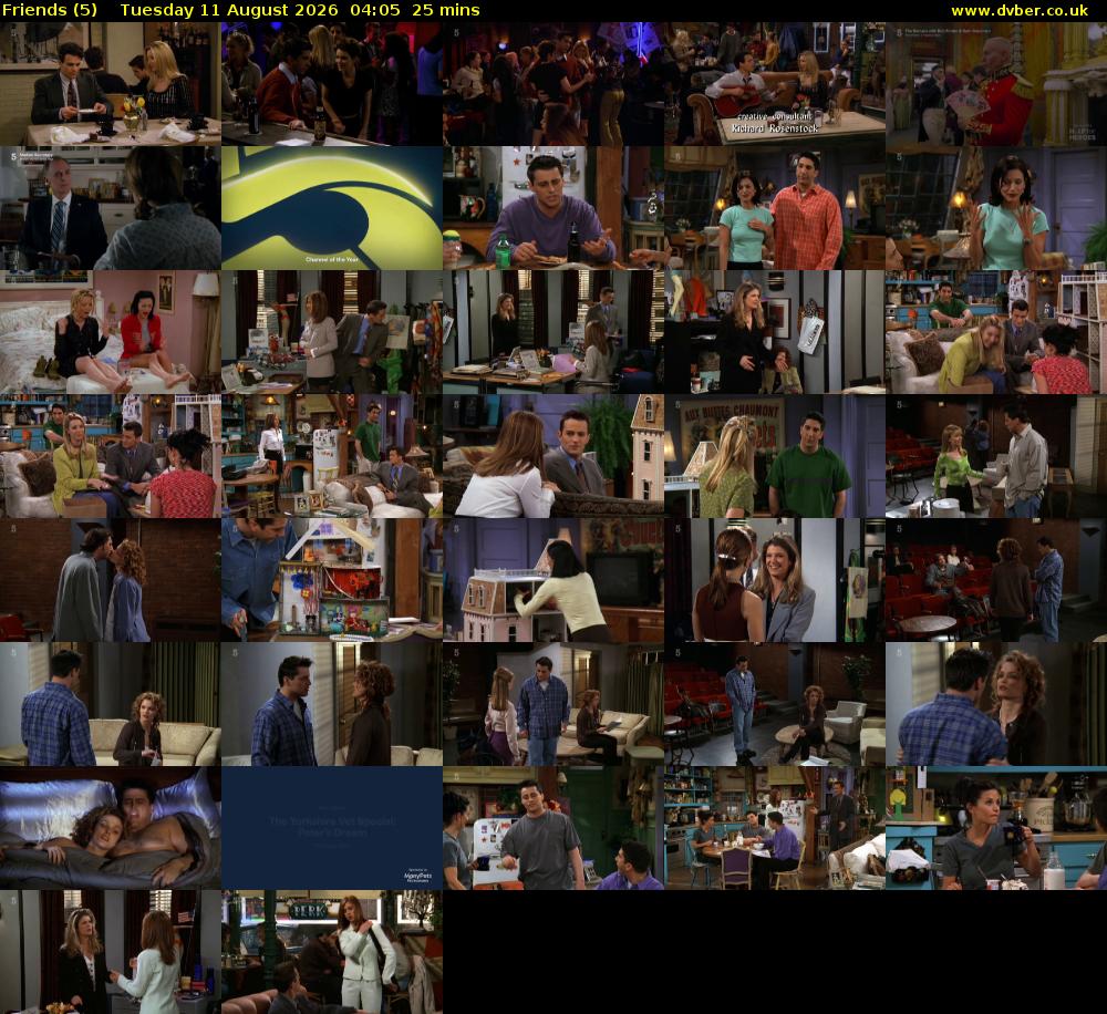 Friends (5) Tuesday 11 August 2026 04:05 - 04:30