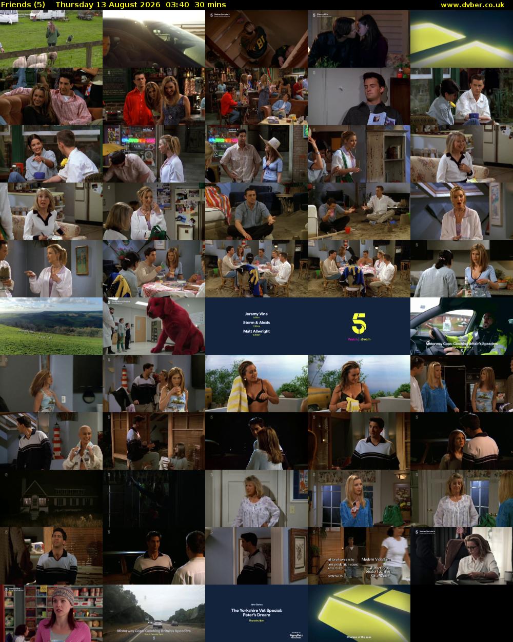 Friends (5) Thursday 13 August 2026 03:40 - 04:10