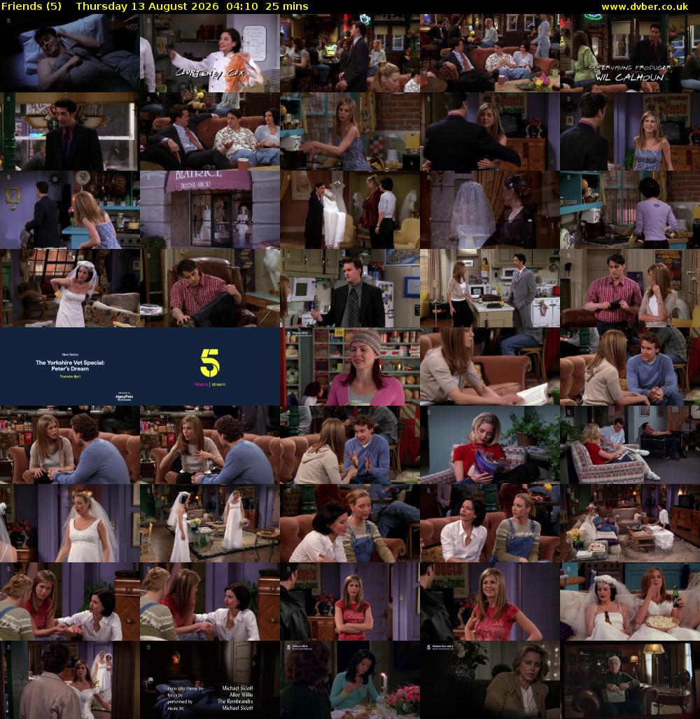 Friends (5) Thursday 13 August 2026 04:10 - 04:35