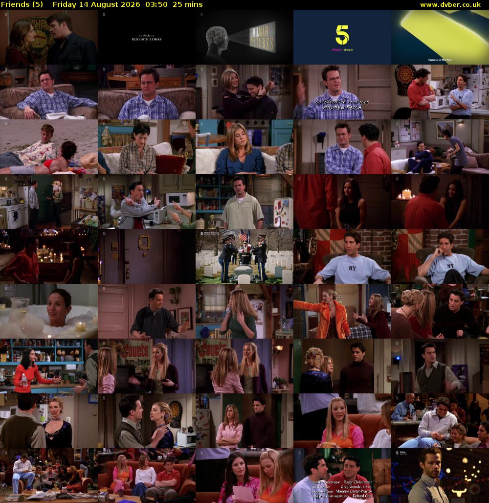 Friends (5) Friday 14 August 2026 03:50 - 04:15