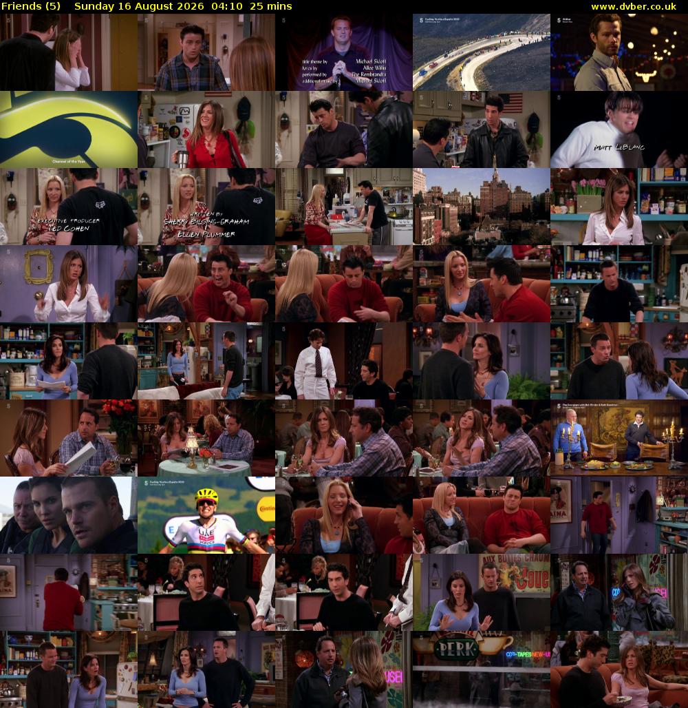 Friends (5) Sunday 16 August 2026 04:10 - 04:35