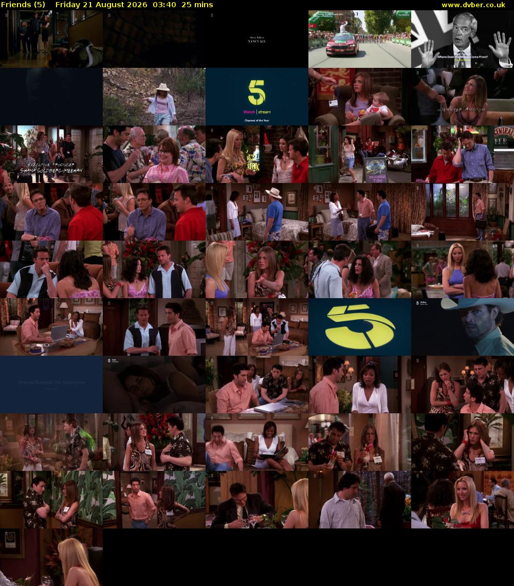 Friends (5) Friday 21 August 2026 03:40 - 04:05