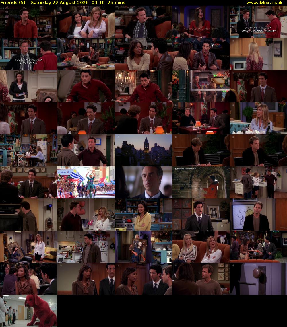 Friends (5) Saturday 22 August 2026 04:10 - 04:35