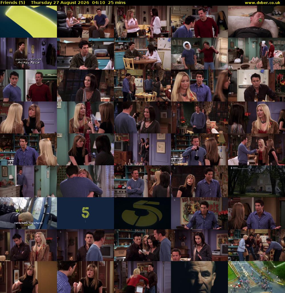 Friends (5) Thursday 27 August 2026 04:10 - 04:35