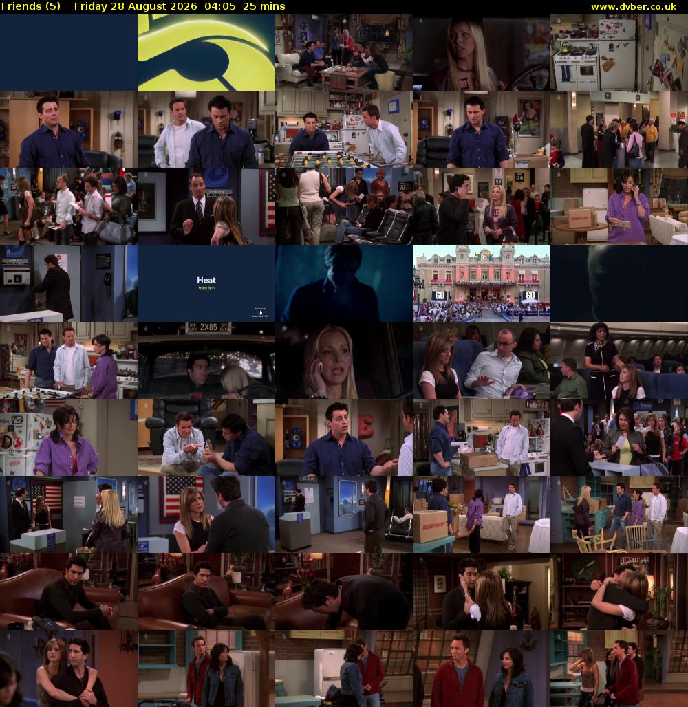 Friends (5) Friday 28 August 2026 04:05 - 04:30