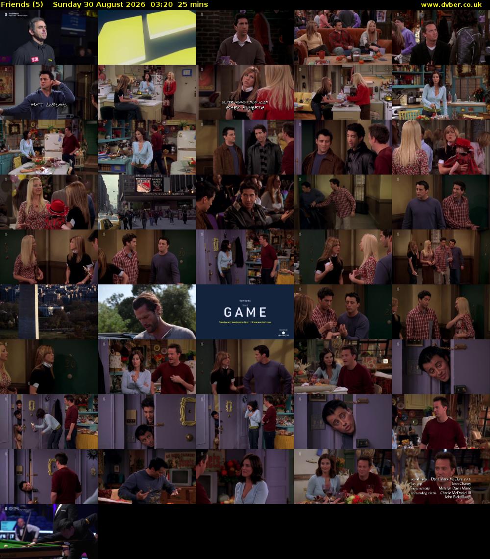 Friends (5) Sunday 30 August 2026 03:20 - 03:45