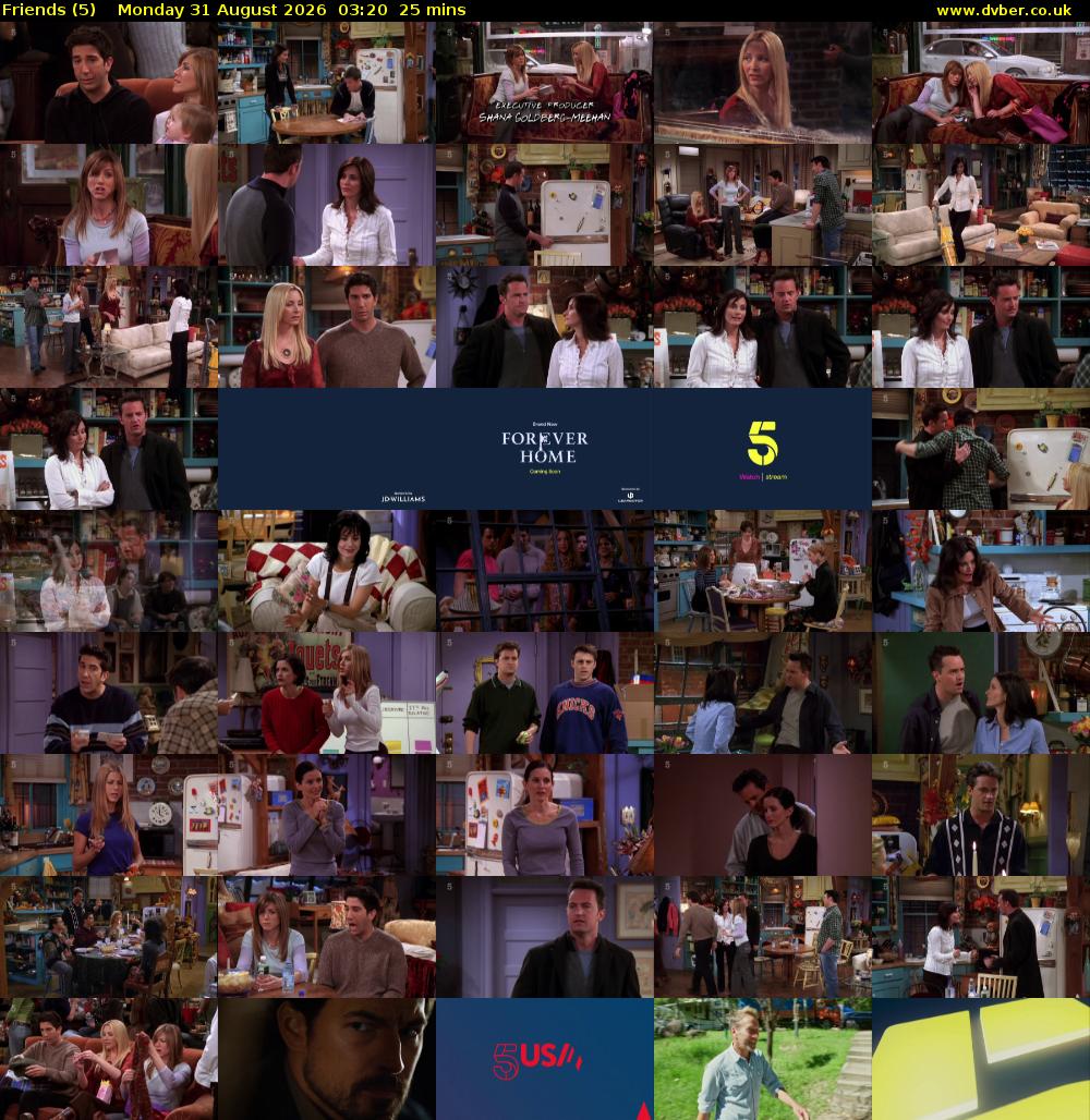 Friends (5) Monday 31 August 2026 03:20 - 03:45