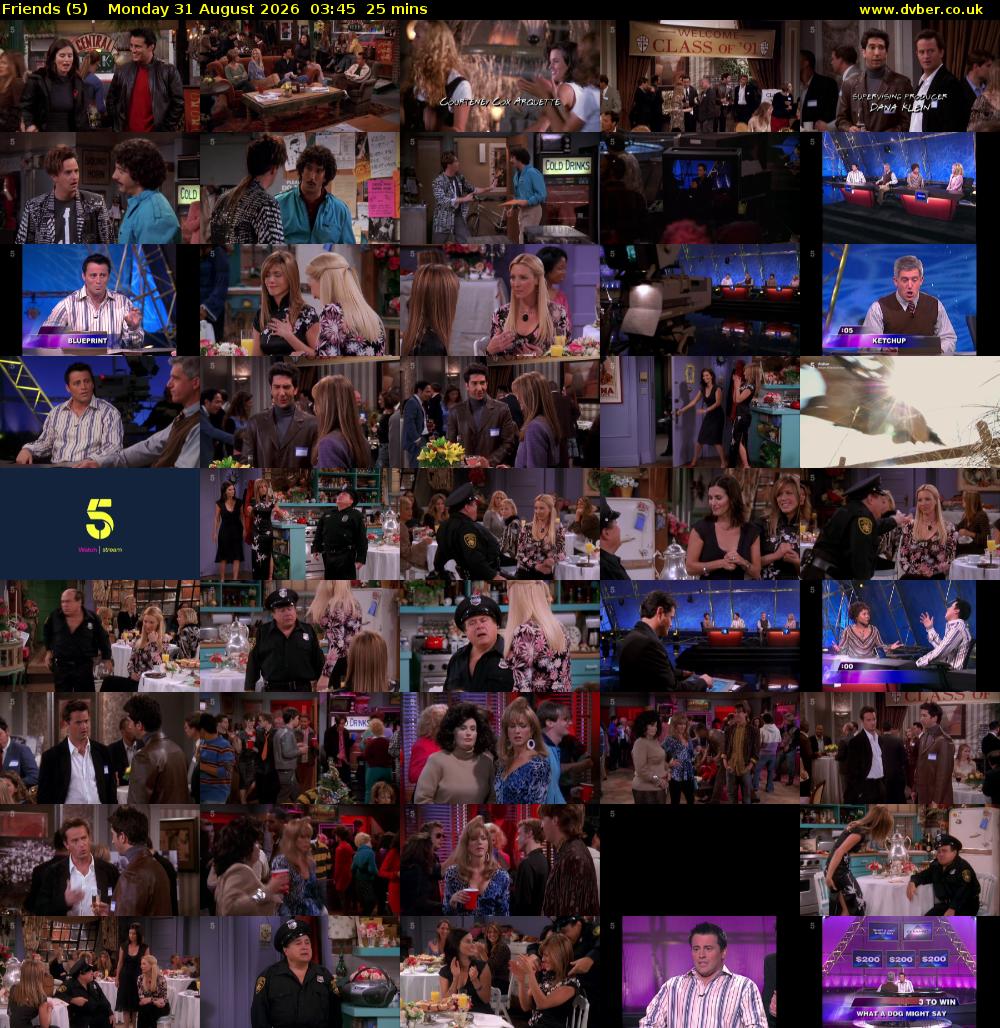 Friends (5) Monday 31 August 2026 03:45 - 04:10