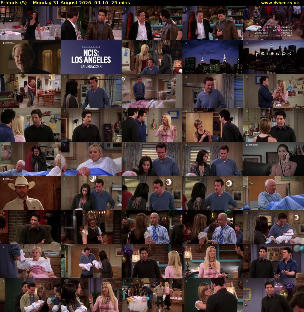 Friends (5) Monday 31 August 2026 04:10 - 04:35