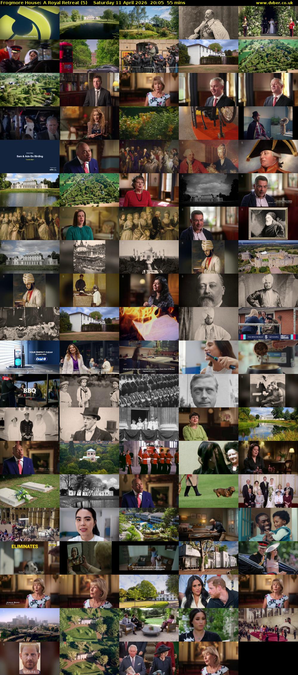 Frogmore House: A Royal Retreat (5) Saturday 11 April 2026 20:05 - 21:00