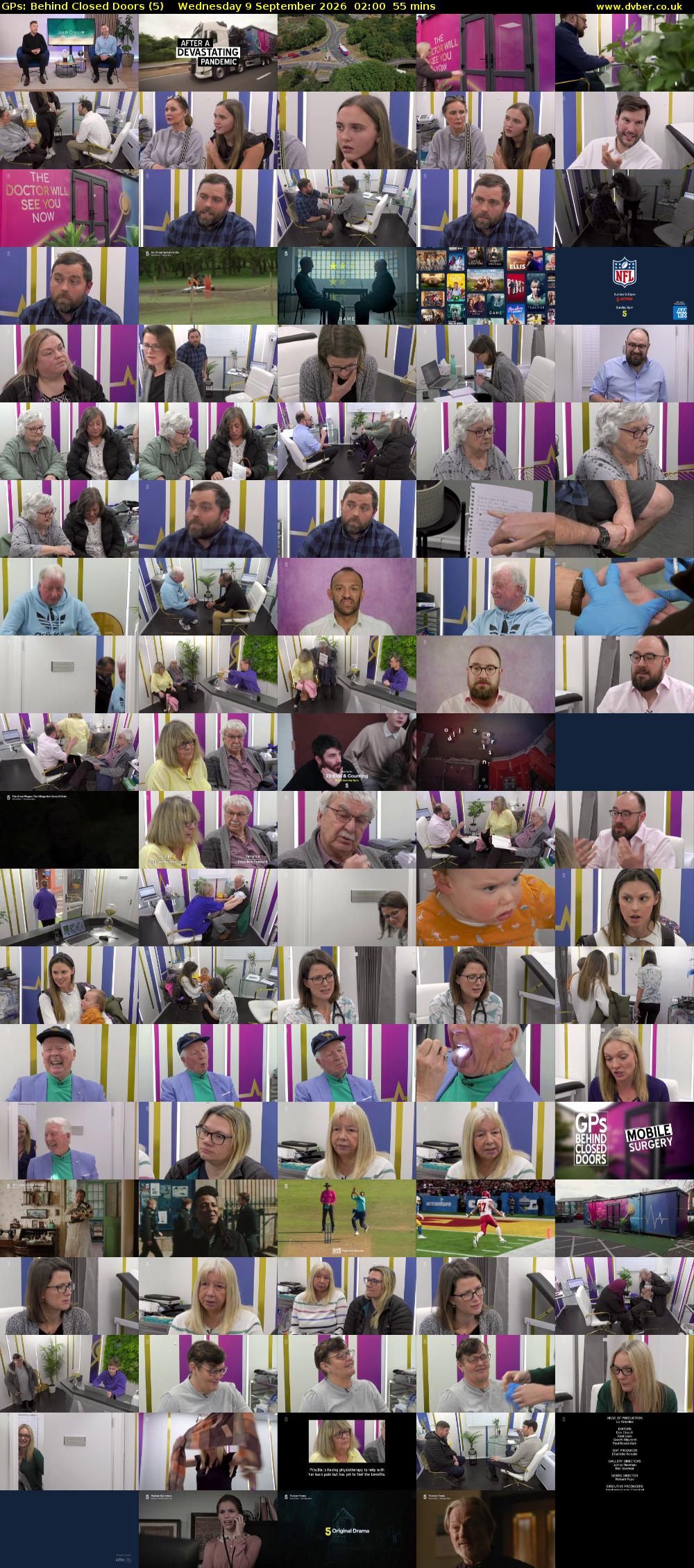 GPs: Behind Closed Doors (5) Wednesday 9 September 2026 02:00 - 02:55