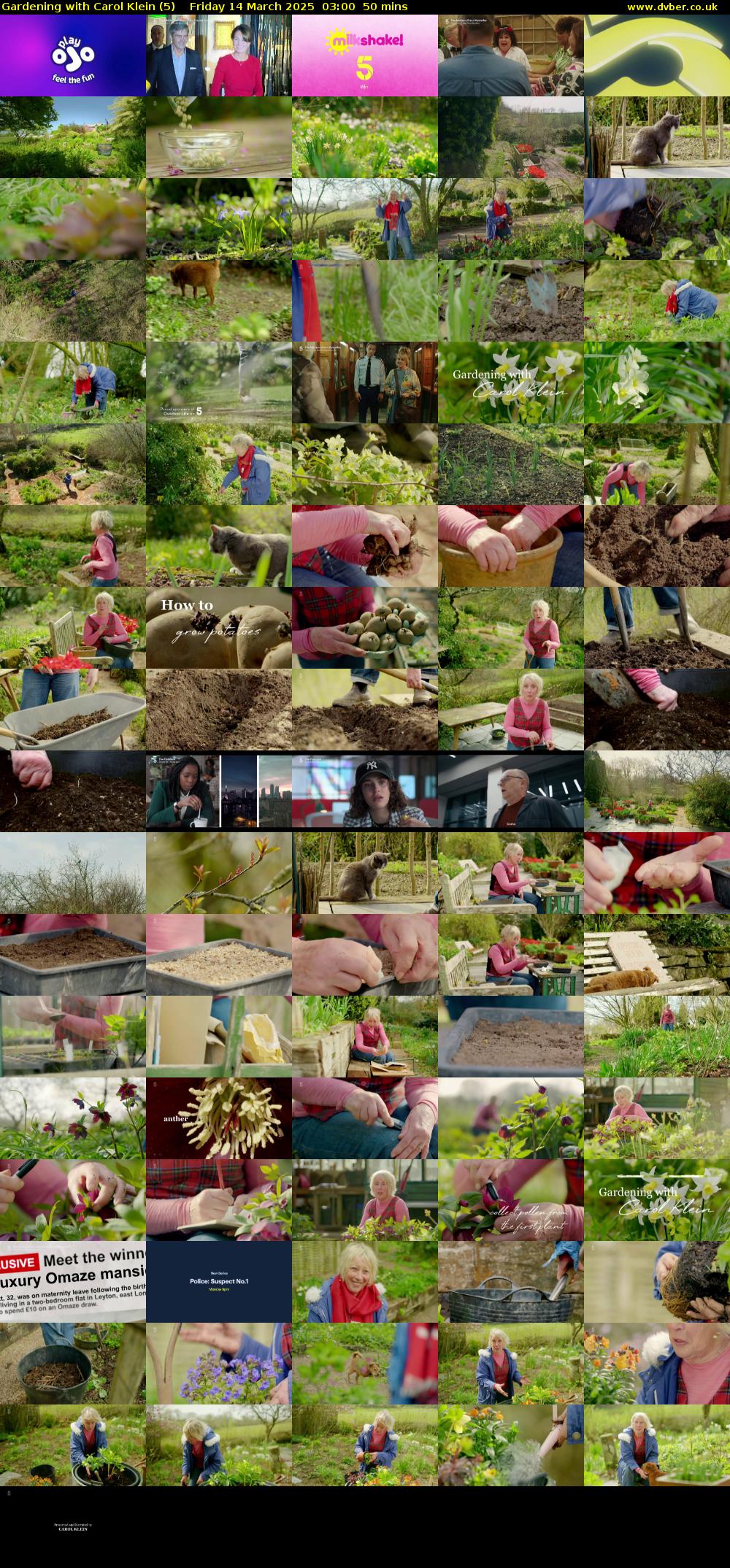 Gardening with Carol Klein (5) Friday 14 March 2025 03:00 - 03:50