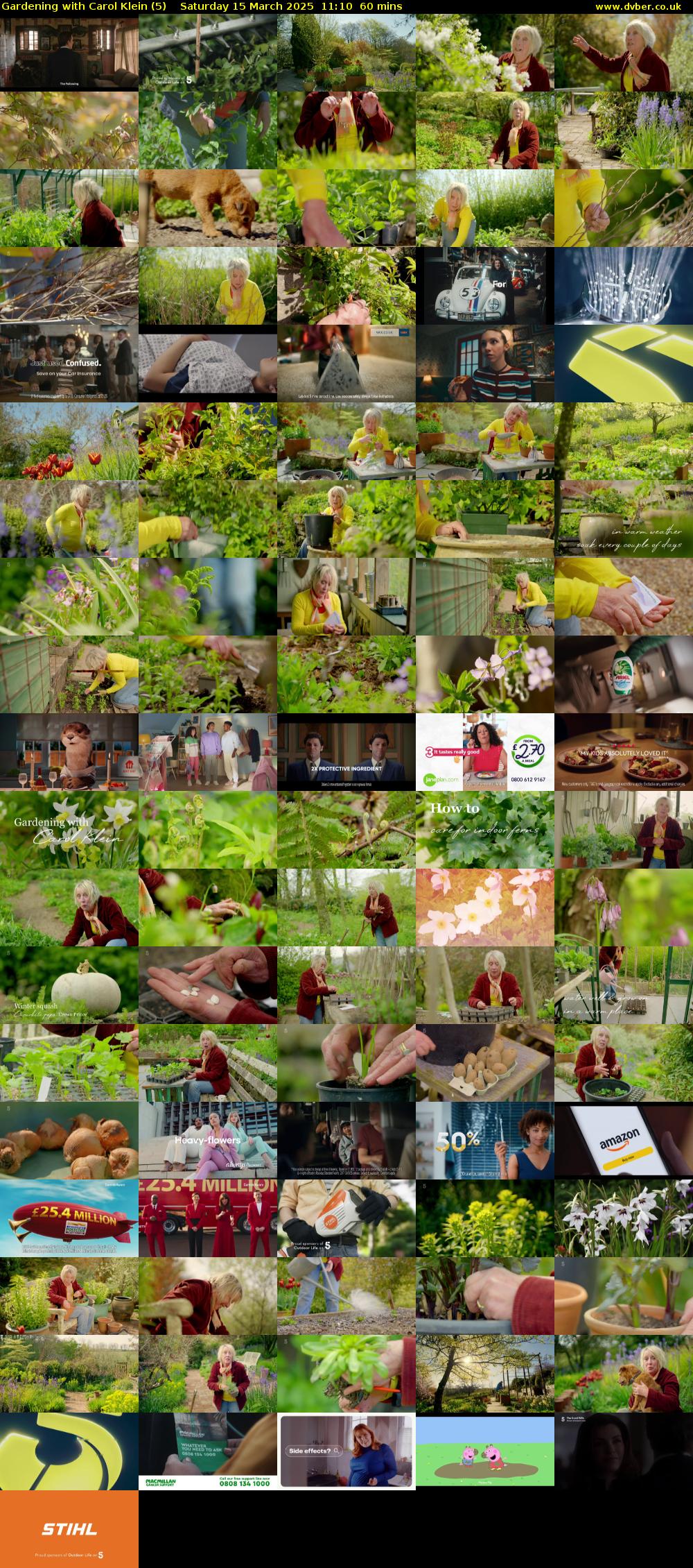 Gardening with Carol Klein (5) Saturday 15 March 2025 11:10 - 12:10