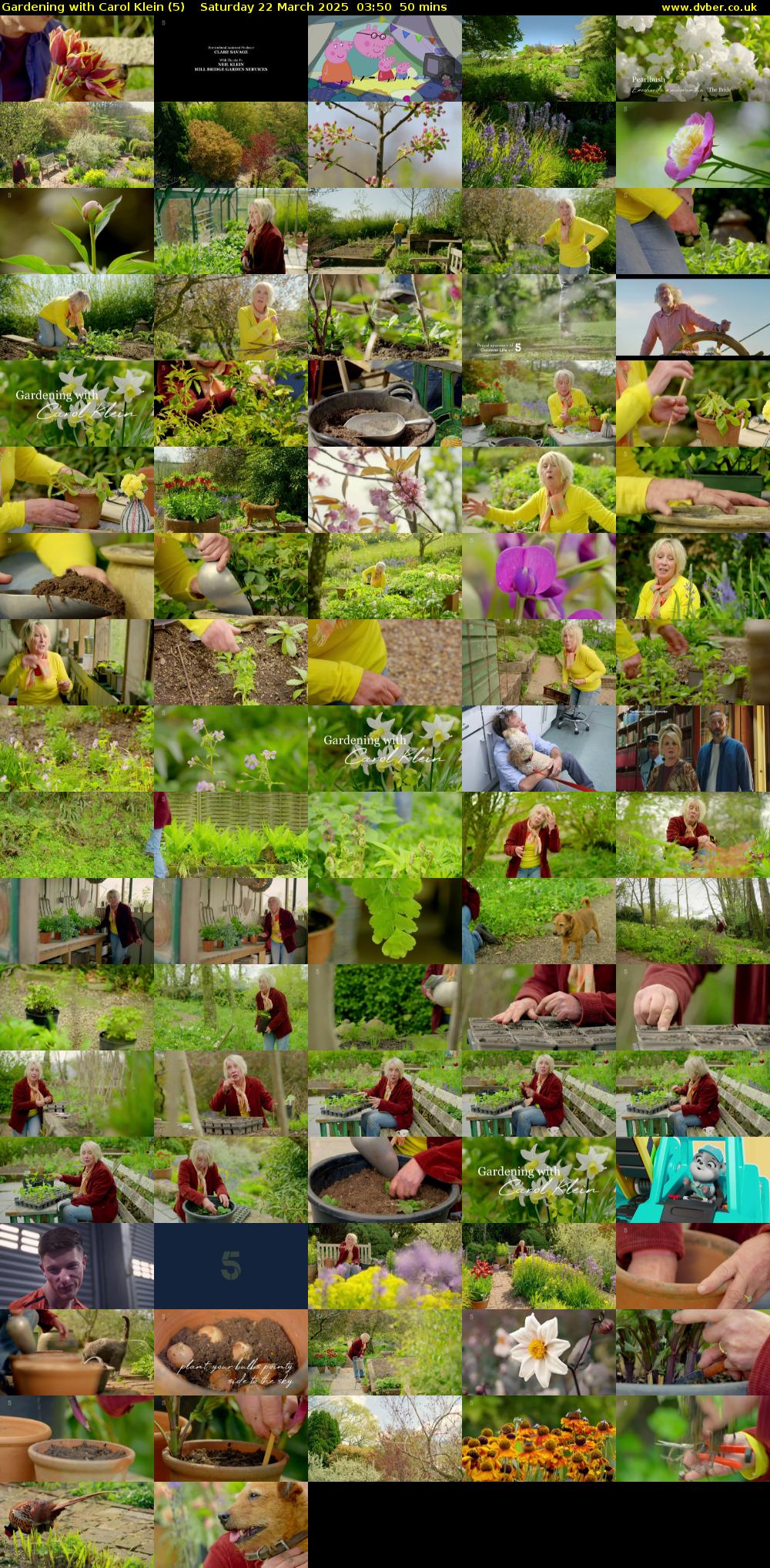 Gardening with Carol Klein (5) Saturday 22 March 2025 03:50 - 04:40