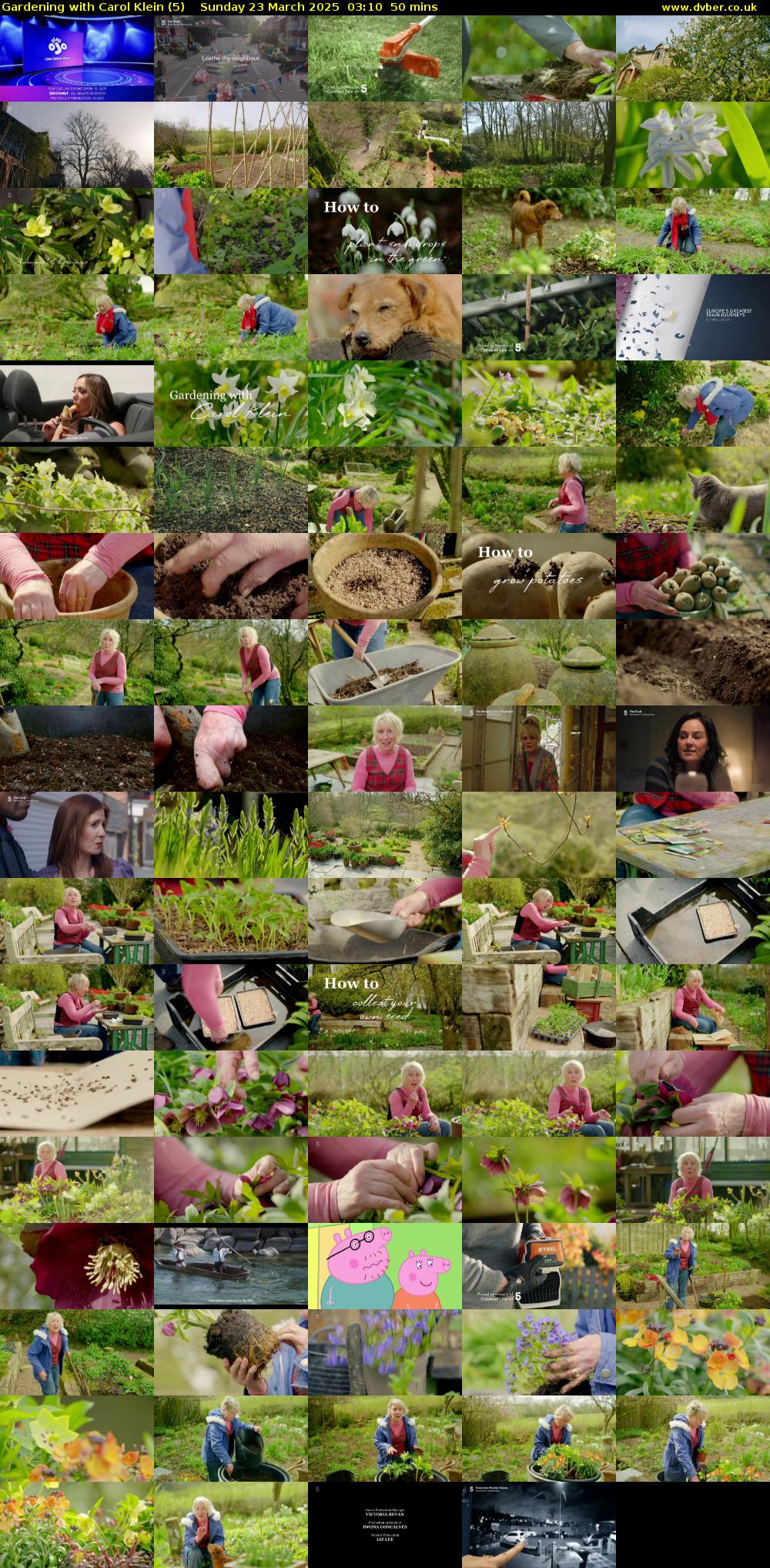 Gardening with Carol Klein (5) Sunday 23 March 2025 03:10 - 04:00
