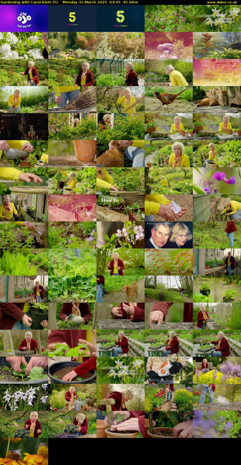 Gardening with Carol Klein (5) Monday 31 March 2025 03:05 - 03:50