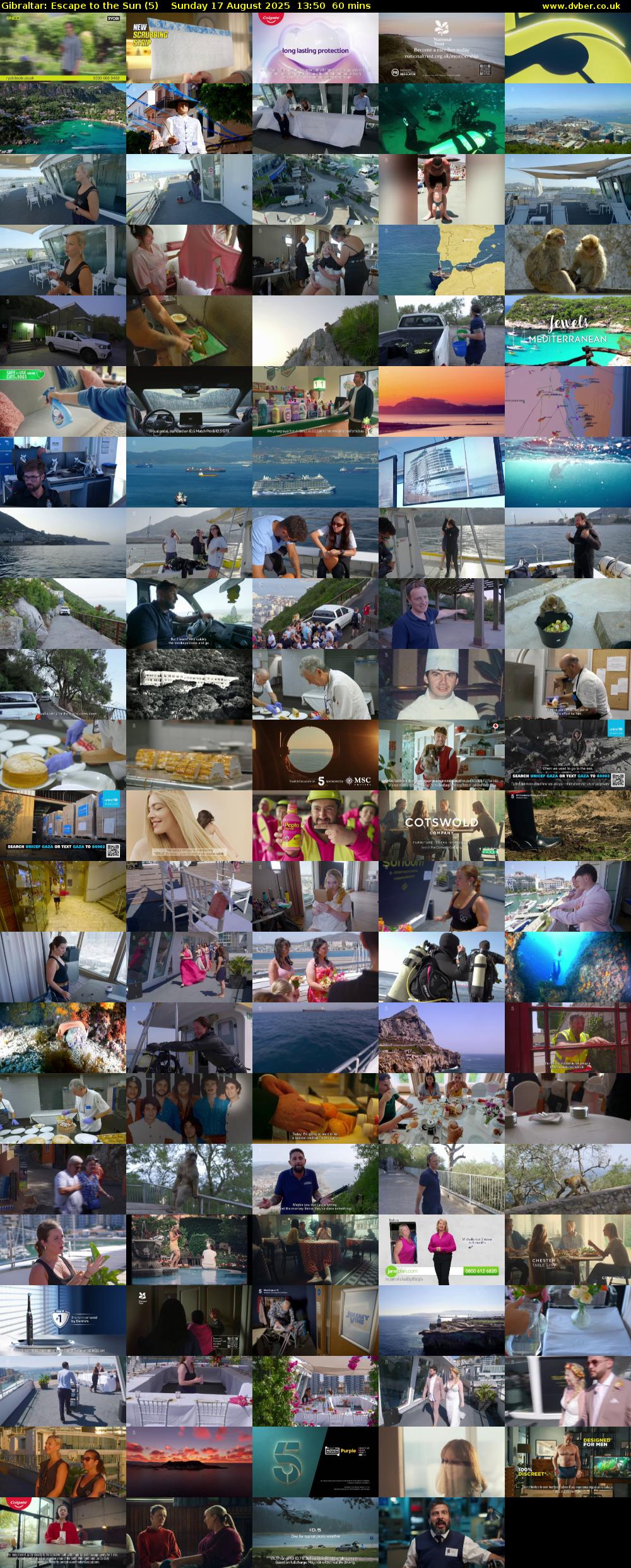 Gibraltar: Escape to the Sun (5) Sunday 17 August 2025 13:50 - 14:50