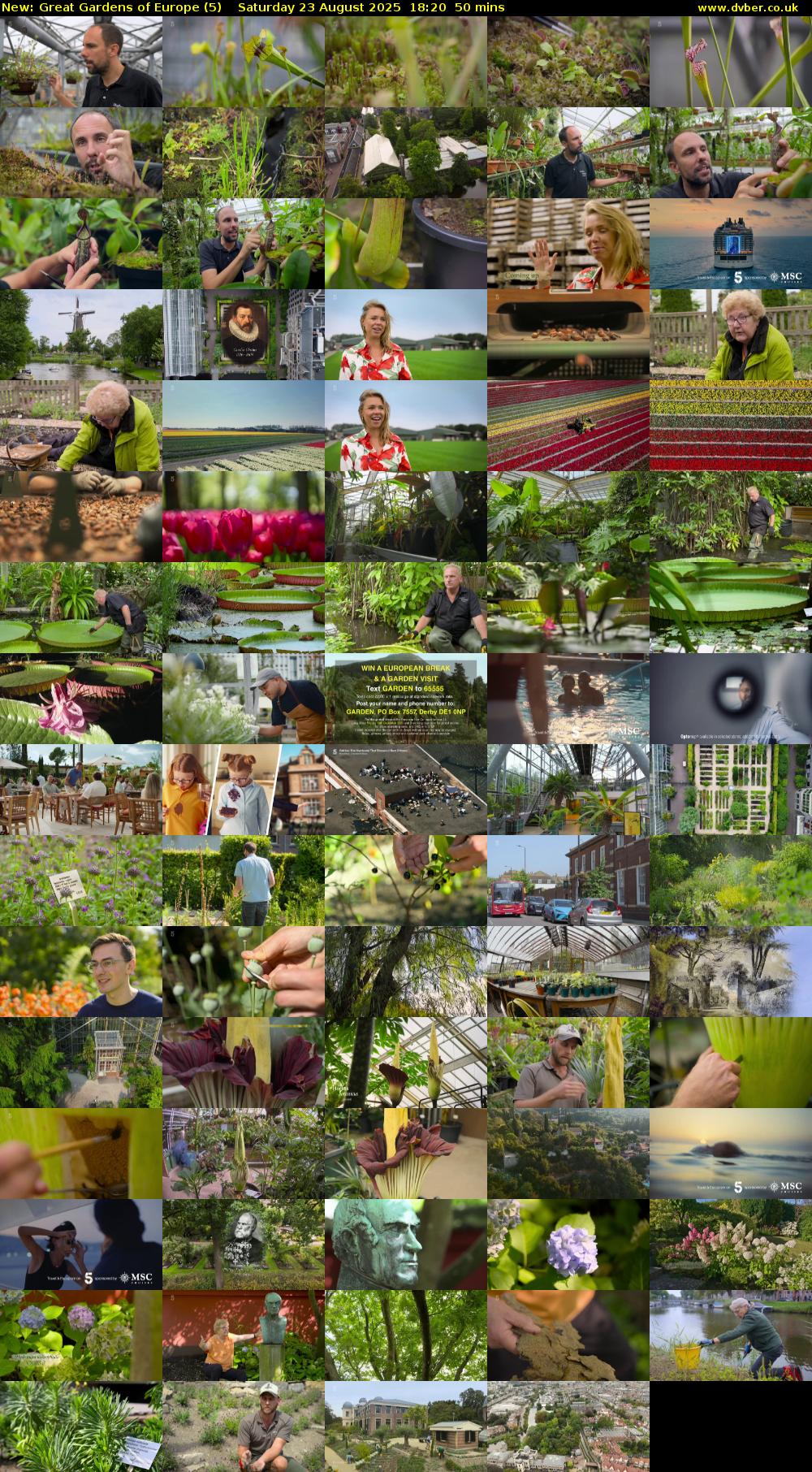 Great Gardens of Europe (5) Saturday 23 August 2025 18:20 - 19:10