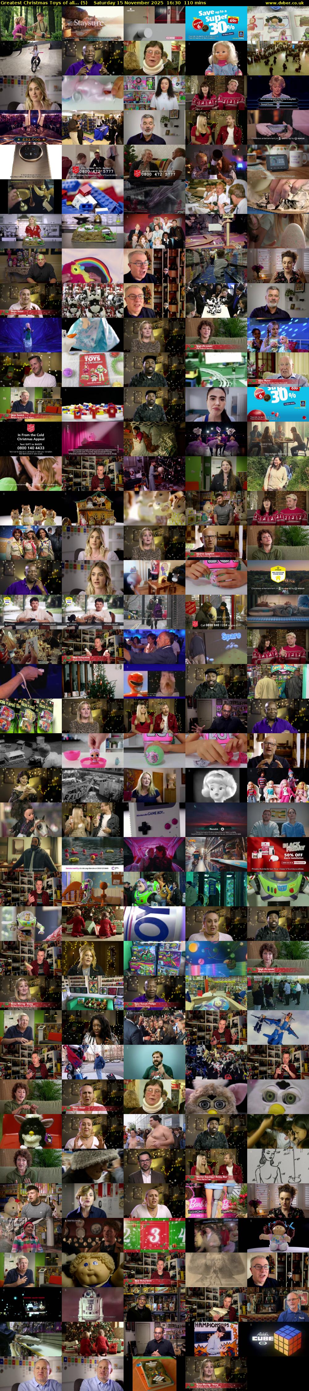 Greatest Christmas Toys of all... (5) Saturday 15 November 2025 16:30 - 18:20