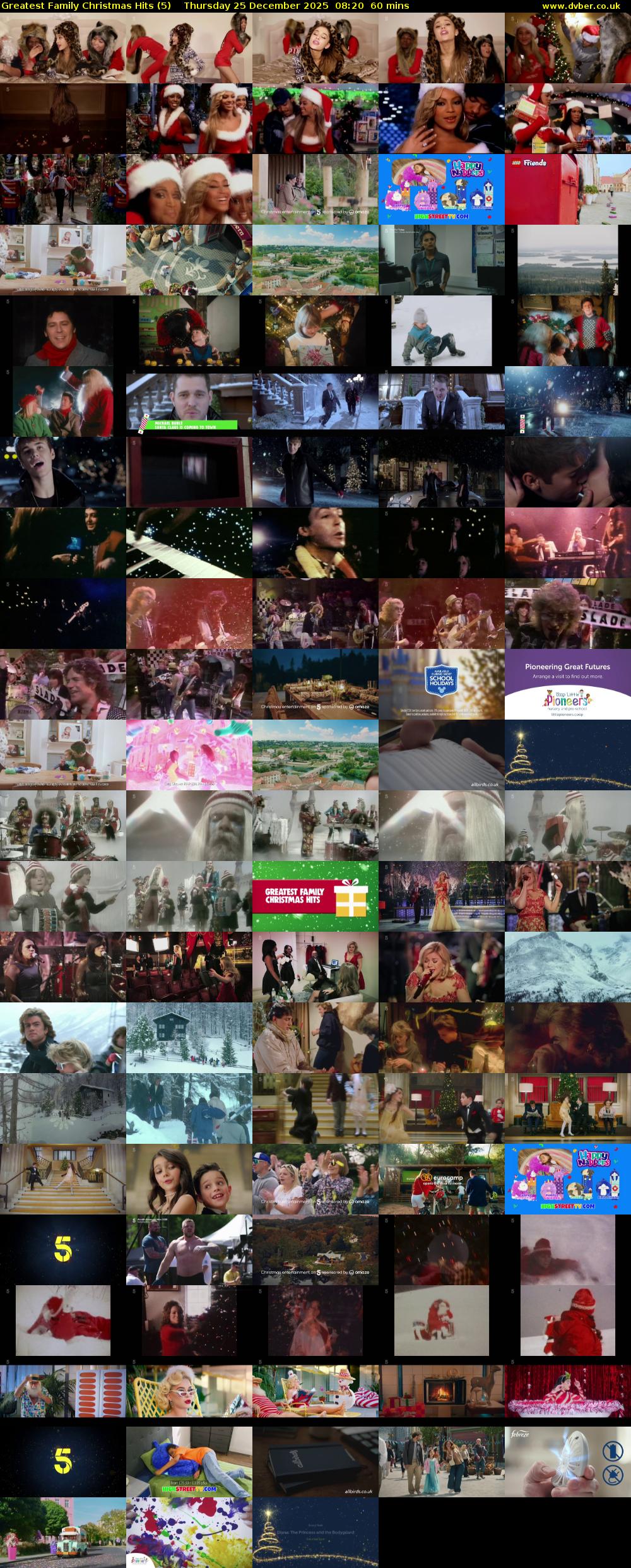 Greatest Family Christmas Hits (5) Thursday 25 December 2025 08:20 - 09:20