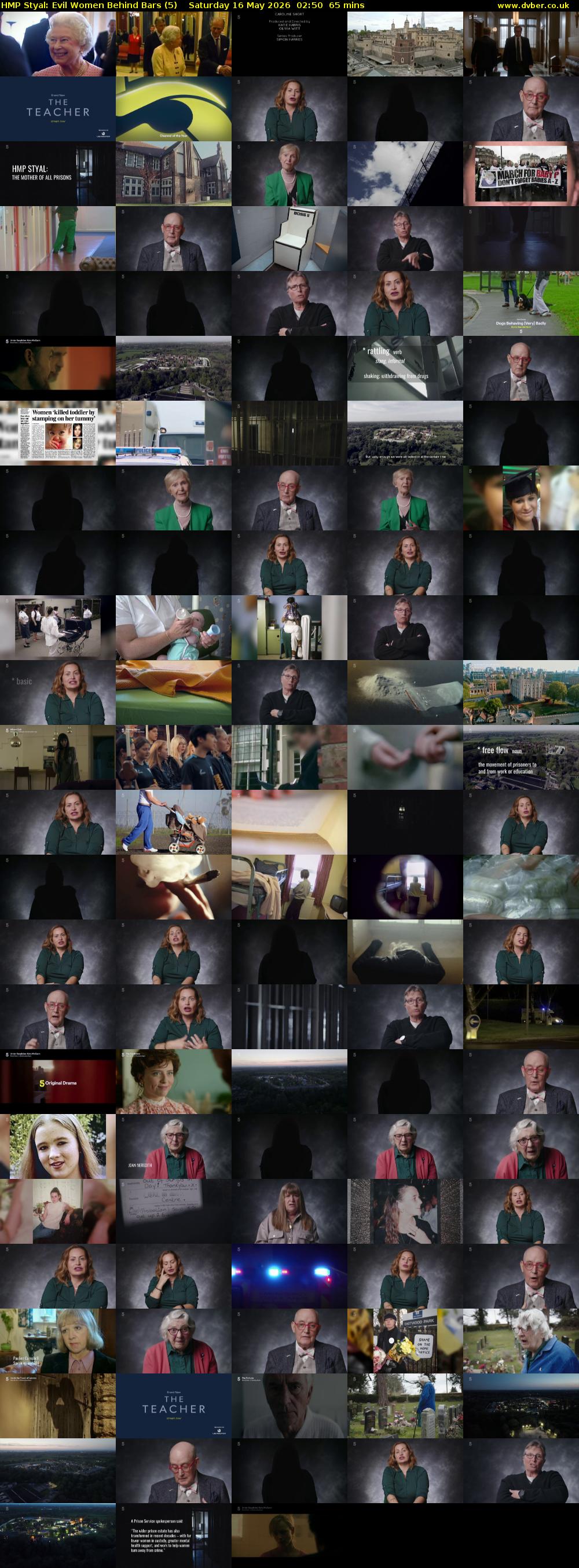 HMP Styal: Evil Women Behind Bars (5) Saturday 16 May 2026 02:50 - 03:55