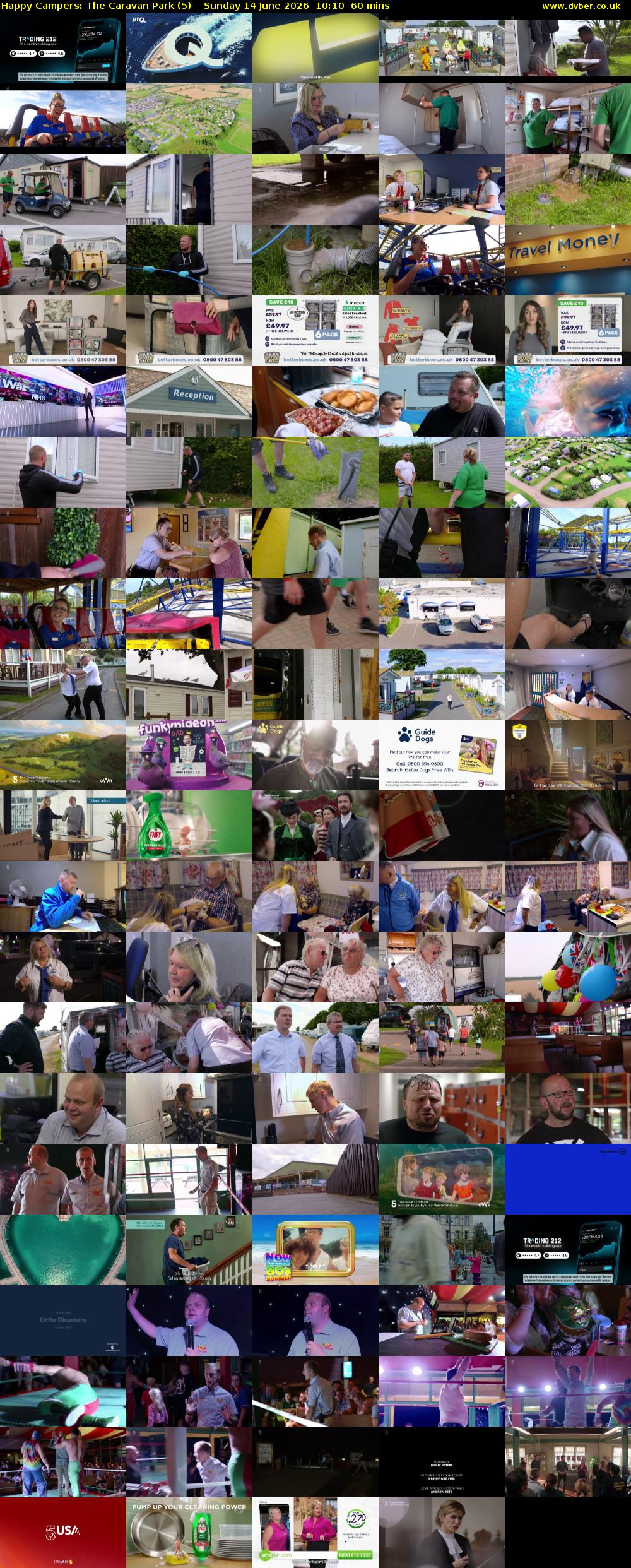 Happy Campers: The Caravan Park (5) Sunday 14 June 2026 10:10 - 11:10