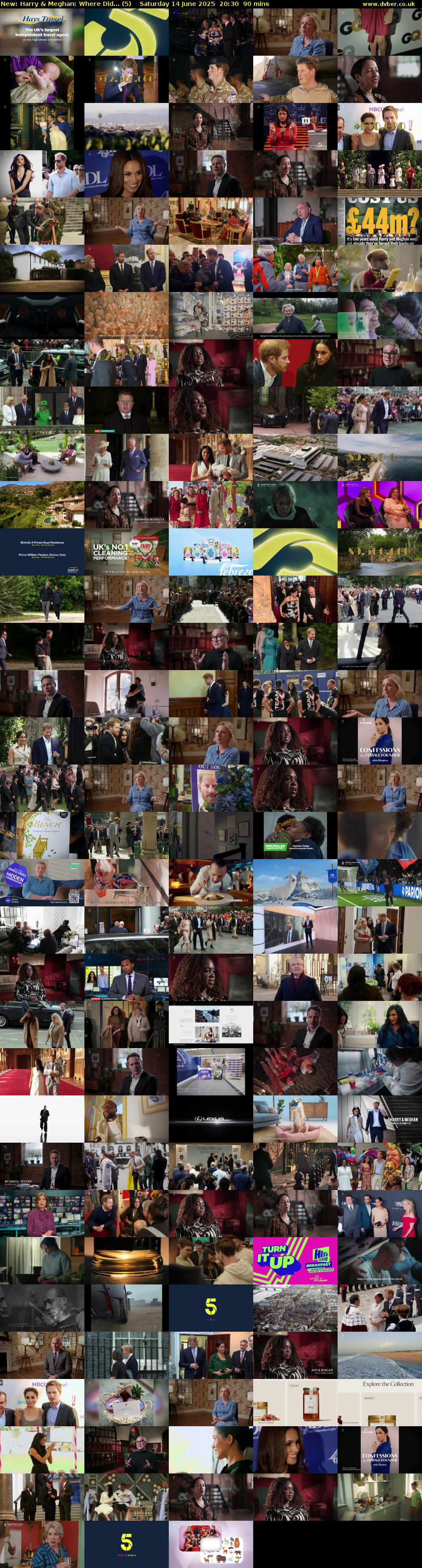 Harry & Meghan: Where Did... (5) Saturday 14 June 2025 20:30 - 22:00