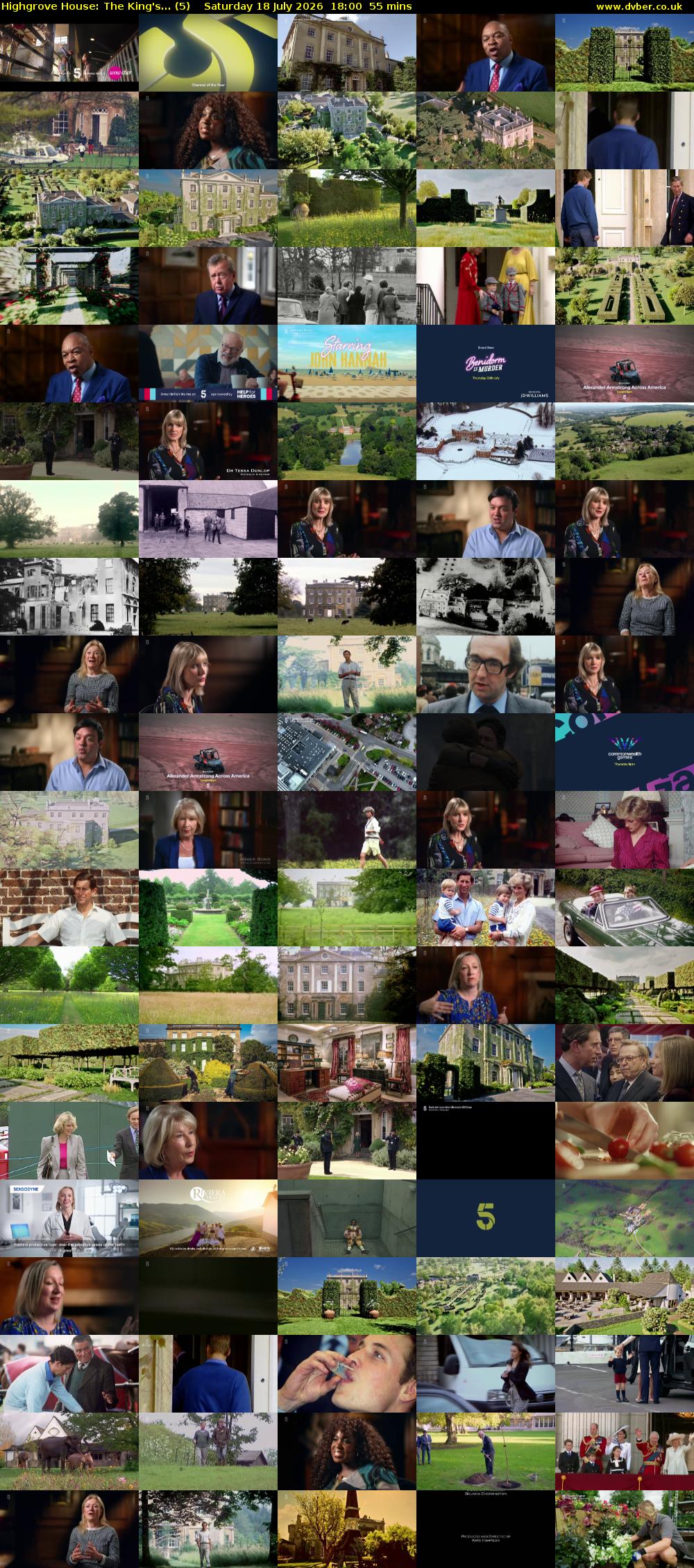 Highgrove House: The King's... (5) Saturday 18 July 2026 18:00 - 18:55