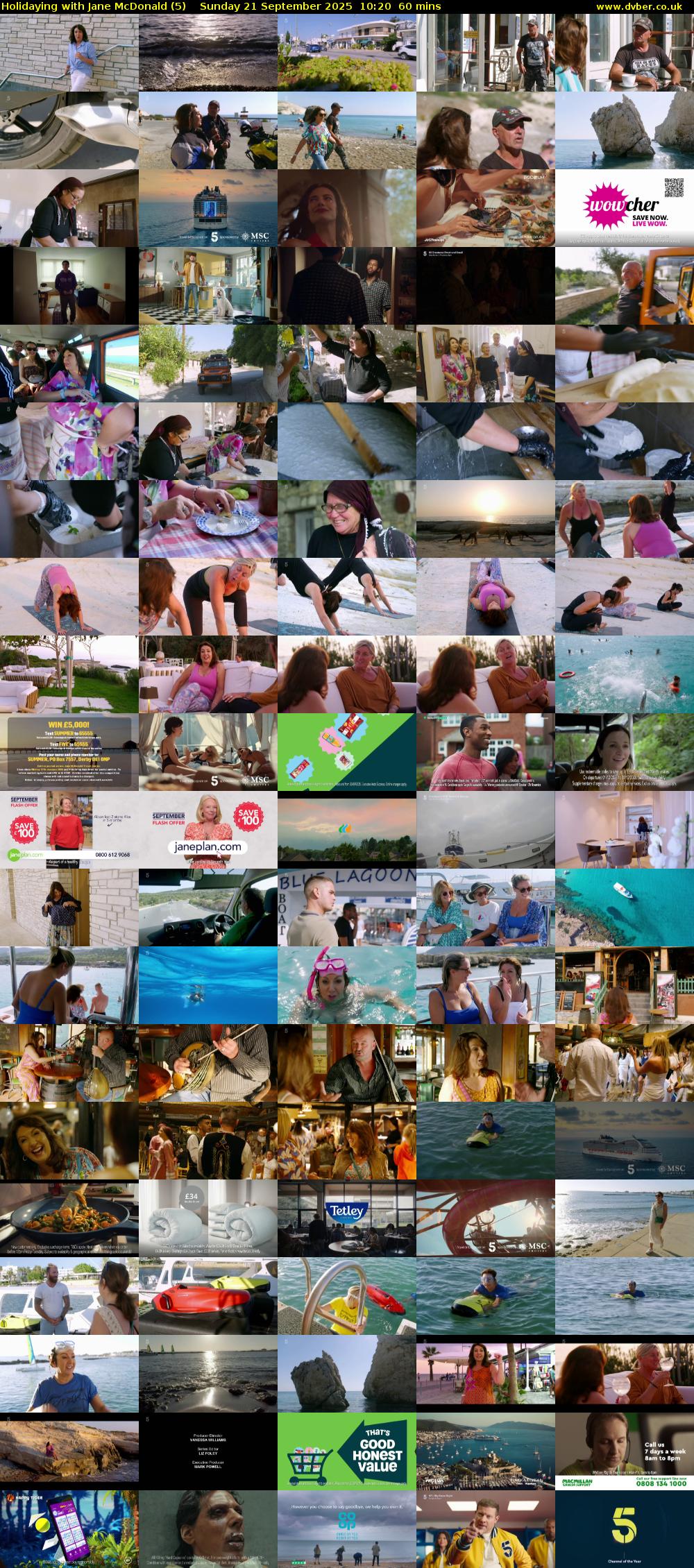 Holidaying with Jane McDonald (5) Sunday 21 September 2025 10:20 - 11:20