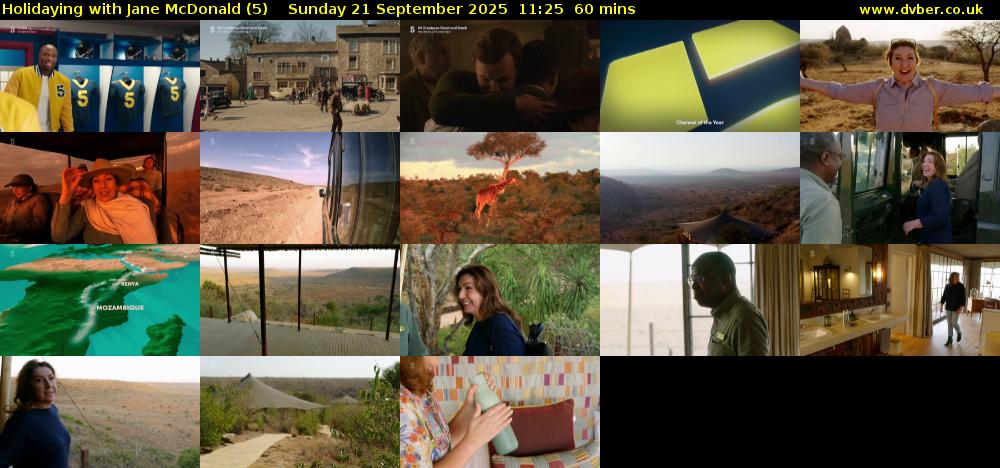 Holidaying with Jane McDonald (5) Sunday 21 September 2025 11:25 - 12:25