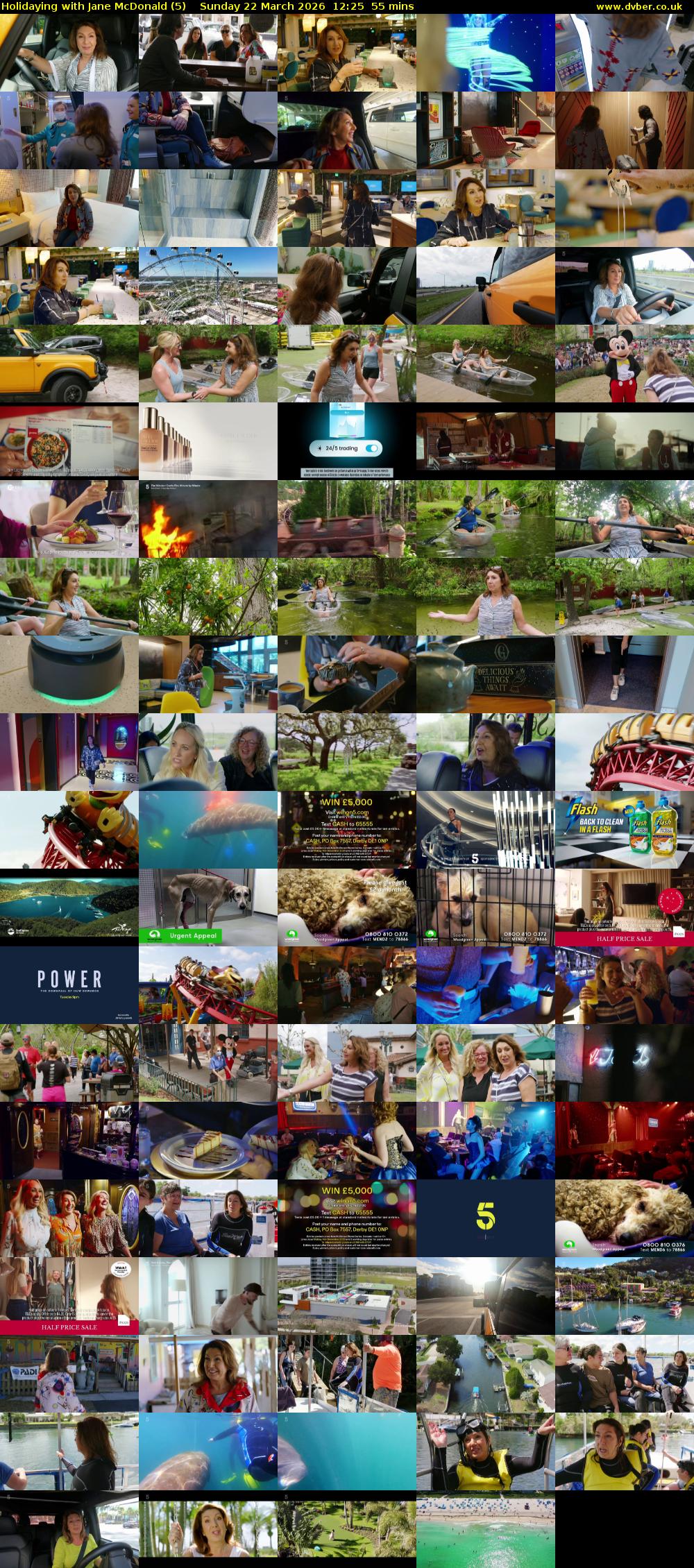 Holidaying with Jane McDonald (5) Sunday 22 March 2026 12:25 - 13:20