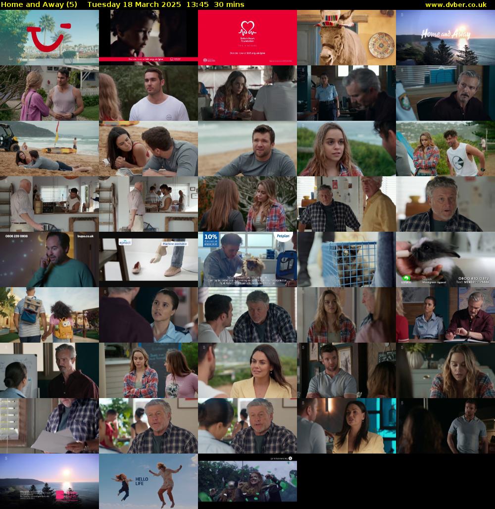 Home and Away (5) Tuesday 18 March 2025 13:45 - 14:15