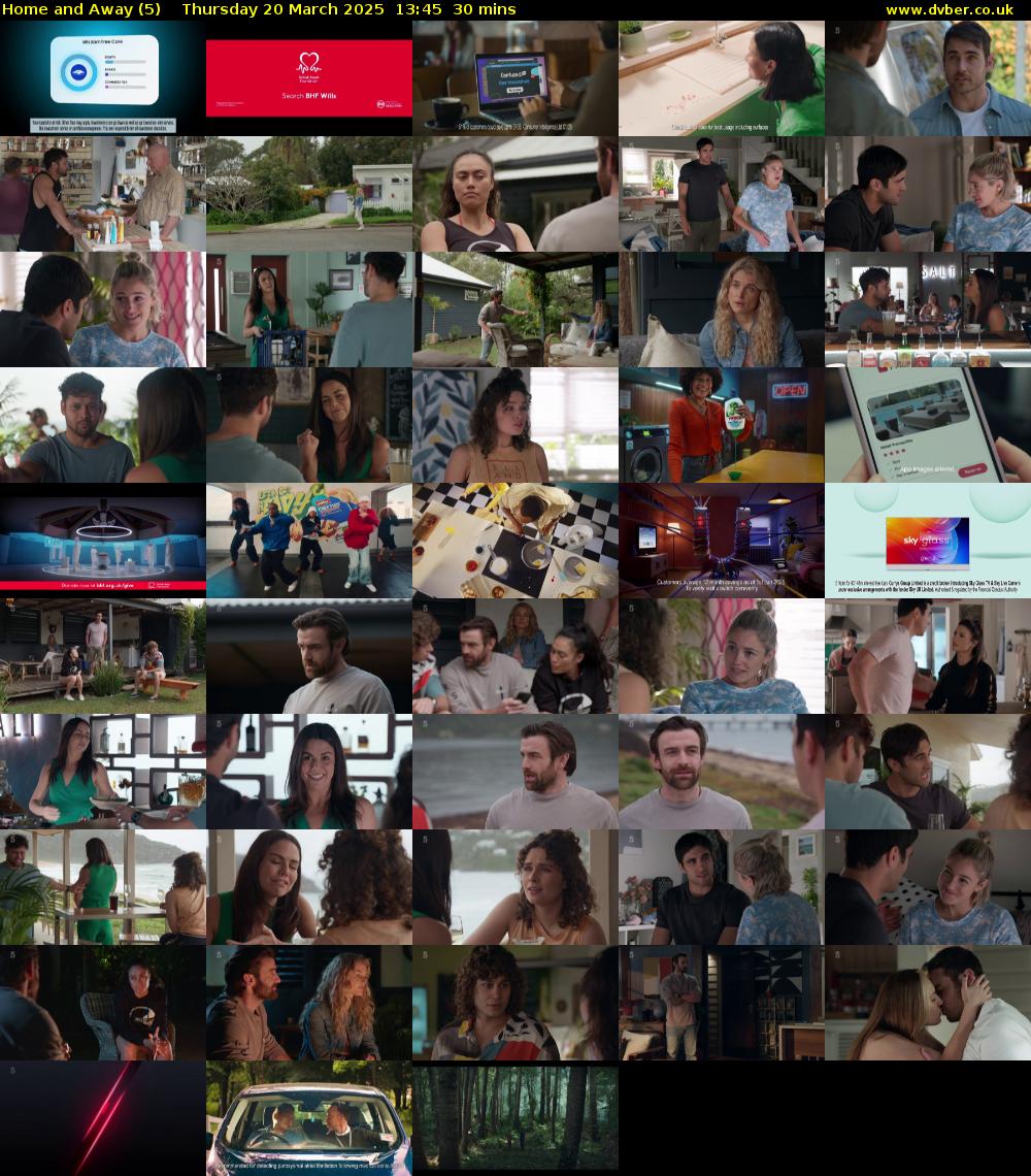 Home and Away (5) Thursday 20 March 2025 13:45 - 14:15